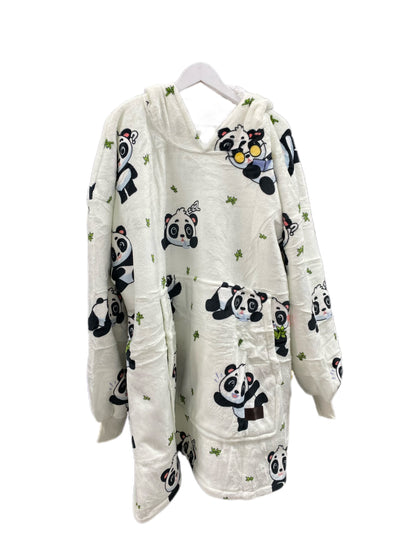 Adult/Youth Panda Hoodie Blanket & Socks