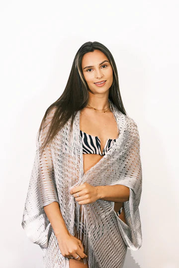 Open Front Beach Shawl