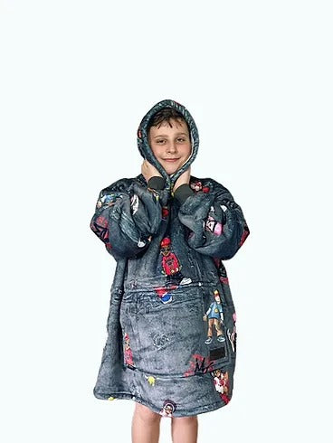 Adult/Youth Hip Hop Hoodie Blanket