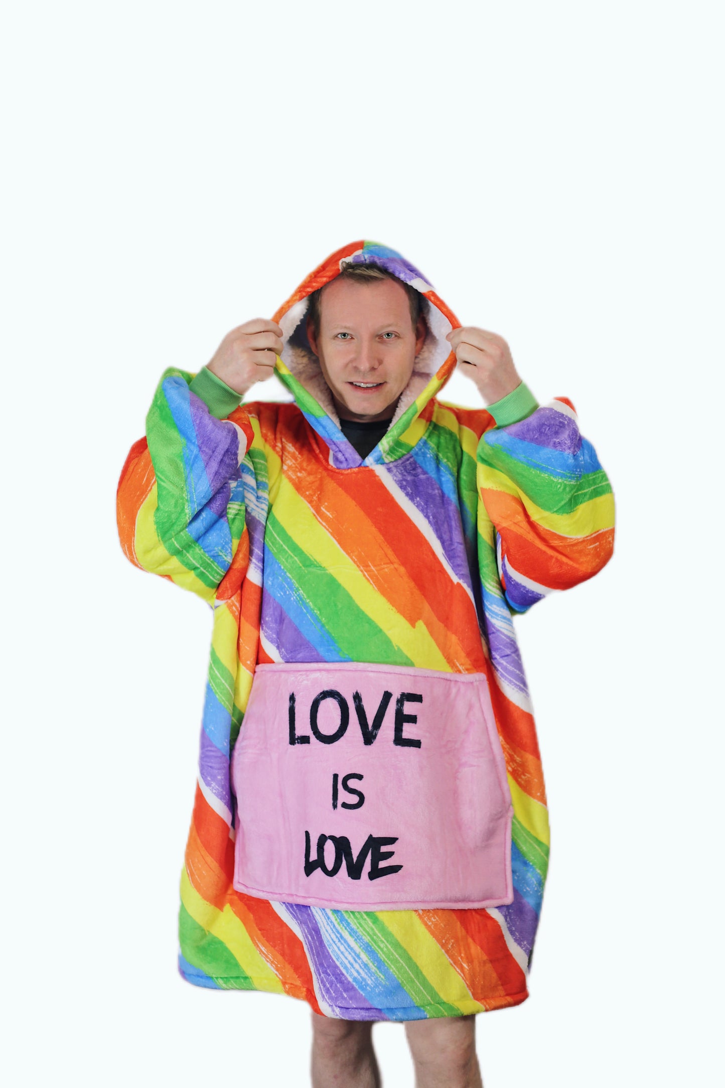 Adult Pride Hoodie Blanket & Socks