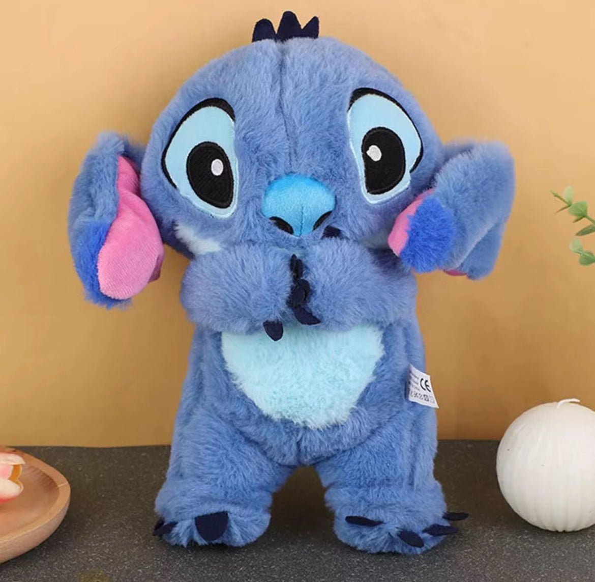 Stitch Kawaii Plush Doll – Soothing Musical Sleeping Companion