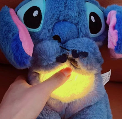 Stitch Kawaii Plush Doll – Soothing Musical Sleeping Companion